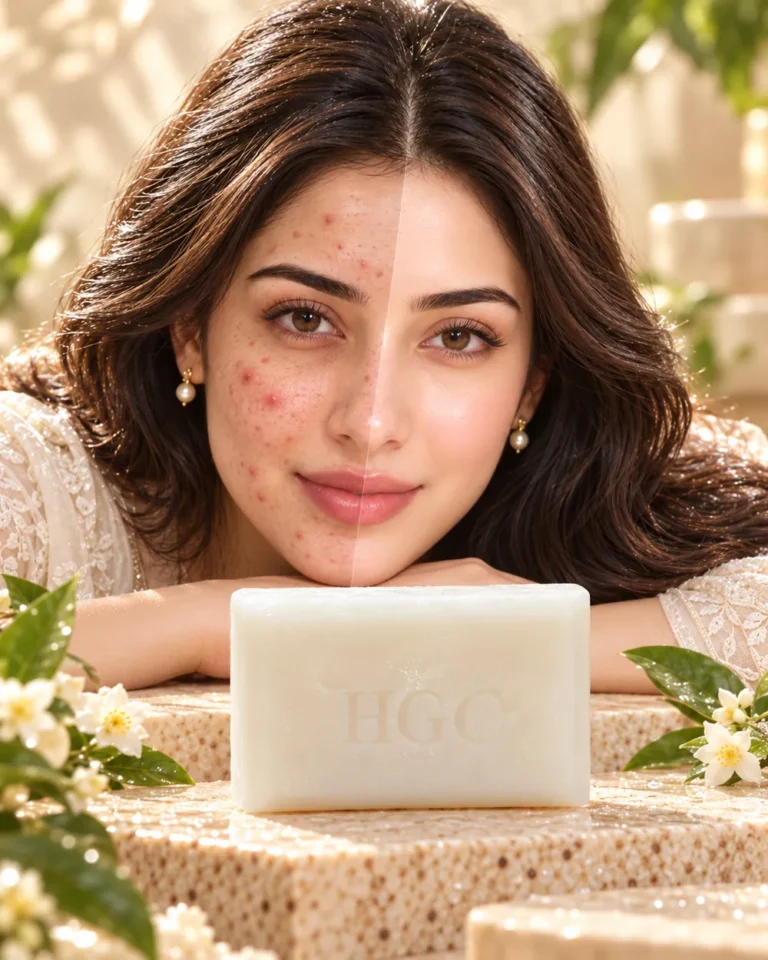 HGC Kojic Glow Brightening Soap – kojic acid, arbutin and vitamin C soap bar (illustrative image)